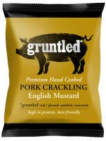 Gruntled Pork Crackling English Mustard - 20 x 40g